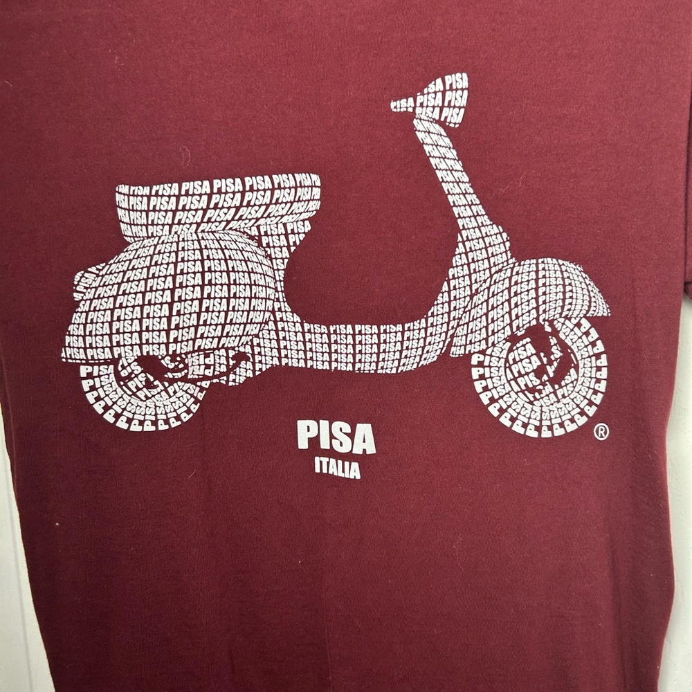 Burgundy Graphic Tee